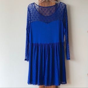 NWT Kensie Dot Lace Fit & Flare Dress- Size XL